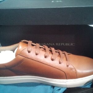 Banana Republic Men's Brown Leather Sneakers